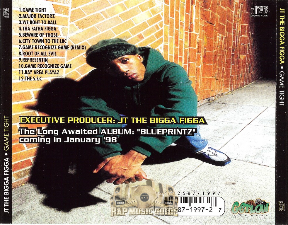 JT The Bigga Figga - Game Tight: 1st Press. CD | Rap Music Guide